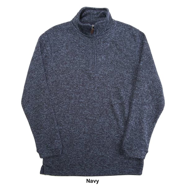 Mens Mountain Ridge® 1/4 Zip Marled Knit Sweater
