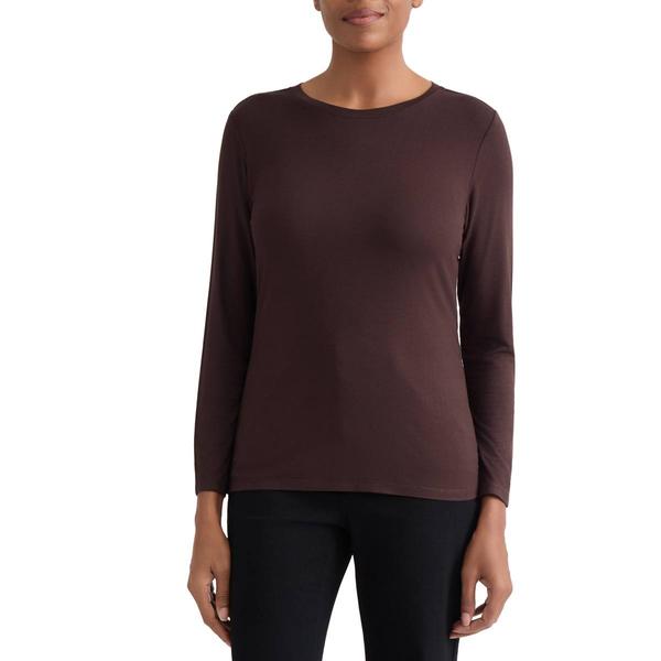 Womens Jones New York Long Sleeve Seamless Knit Top