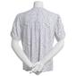 Womens Adrianna Papell Short Sleeve Scattered Dot Blouse - image 2