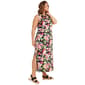 Plus Size MSK Sleeveless Floral Three Ring Maxi Dress - image 3