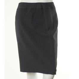 Petite Calvin Klein Slim Skirt - Charcoal