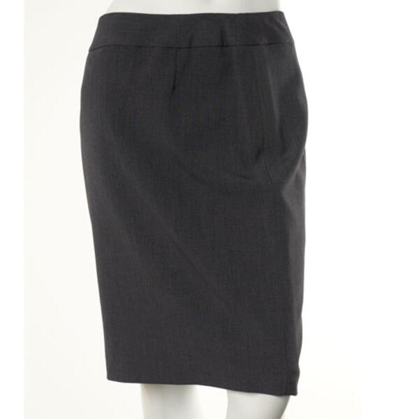 Petite Calvin Klein Slim Skirt - Charcoal - image 