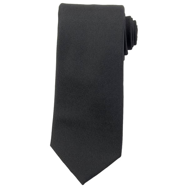 Mens Perry Ellis Sable Solid Tie - image 