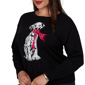 Plus Size Ruby Rd. Mysterious Romance Dalmatian Intarsia Sweater - image 5