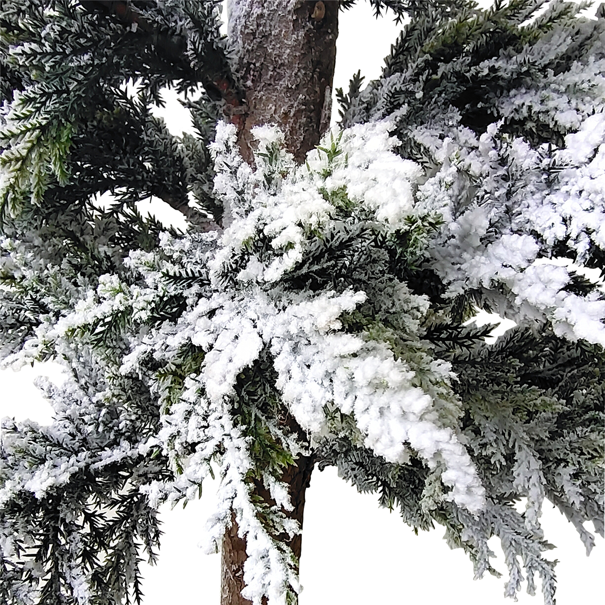 Northlight 35.25in. Heavily Flocked Pine Christmas Tree