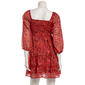 Juniors Jolt Long Sleeve Pucker Chiffon Skater Dress - image 3