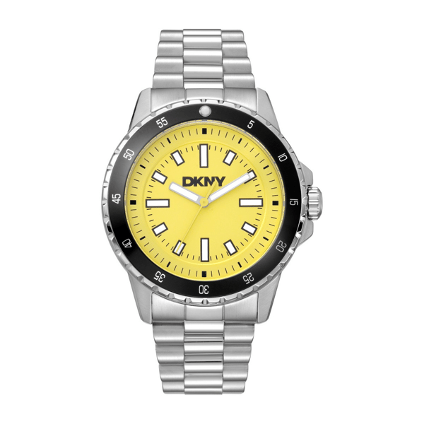 Mens DKNY Sport Watch Yellow Dial Bracelet Watch - DK1G130M0065 - image 