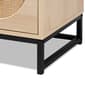 Baxton Studio Ardon Bohemian Light Brown Wood 1-Drawer Nightstand - image 6