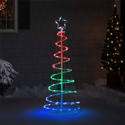 Northlight 4ft. LED Color Changing Outdoor Spiral Christmas Tree