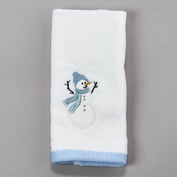 Avanti Frosty Friends Fingertip Towel - image 