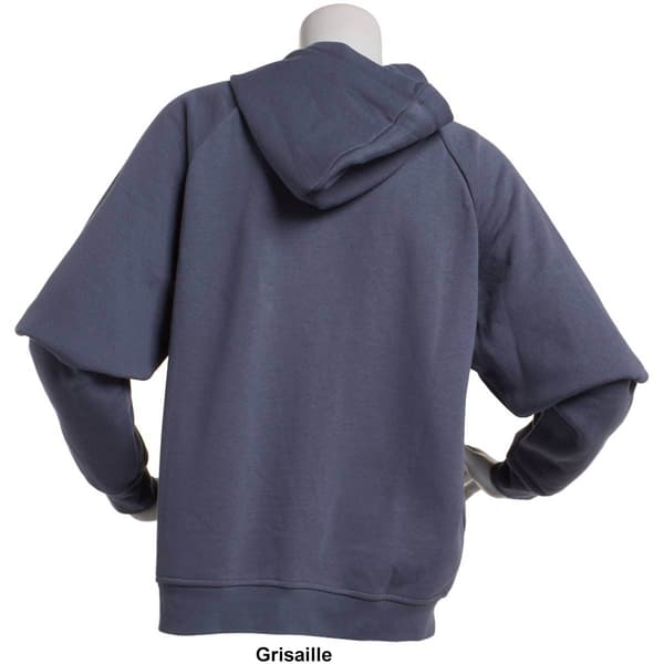 Plus Size Mountain Ridge Fleece Zip Front Hoodie