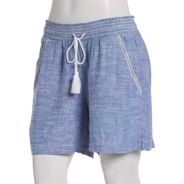 Womens Briggs Pull On Linen Shorts - image 