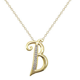 Accents by Gianni Argento Diamond Accent Initial B Pendant
