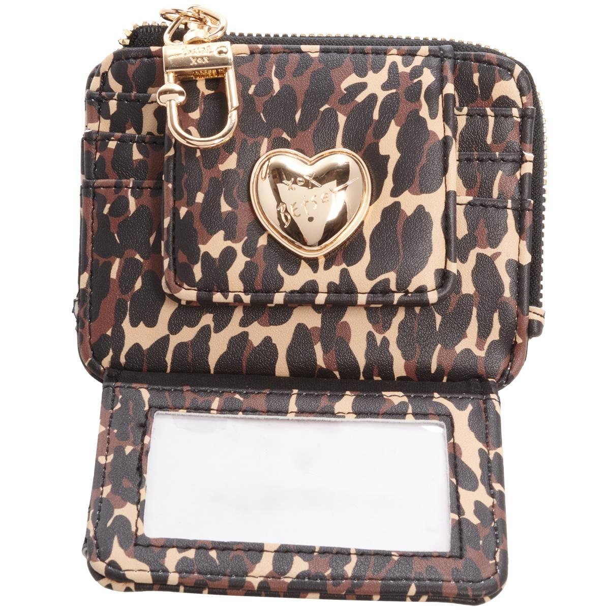 Betsey Johnson Leopard French Wallet