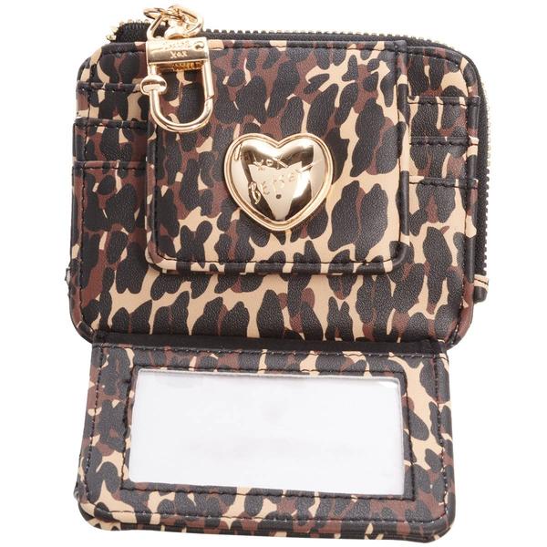 Betsey Johnson Leopard French Wallet