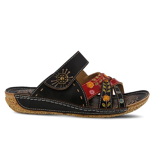 Womens L`Artiste by Spring Step Leigh Slide Wedge Sandals