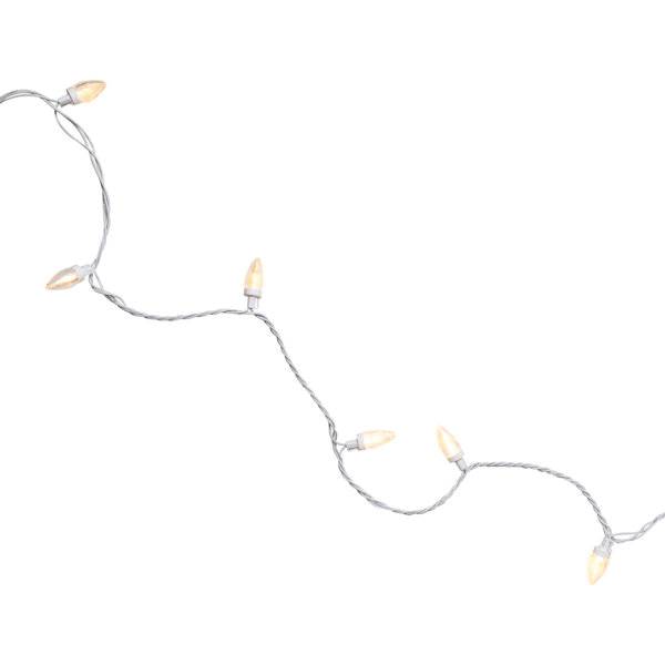 Northlight 16ft. 25ct. Warm White LED C7 Christmas Lights