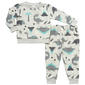 Baby Boy (NB-9M) bon bébé® Dino Long Sleeve Top & Joggers Set - image 2