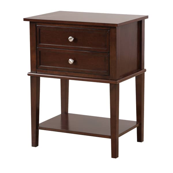 Passion Furniture Newton 2-Drawer Nightstand - image 