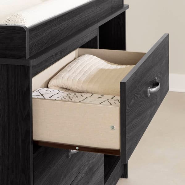 South Shore Tassio Grey Oak Changing Table