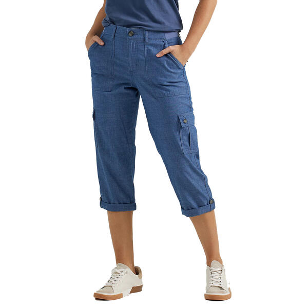 Womens Lee&#40;R&#41; Ultra Lux Comfort Flex-To-Go Cargo Capri Pants - image 