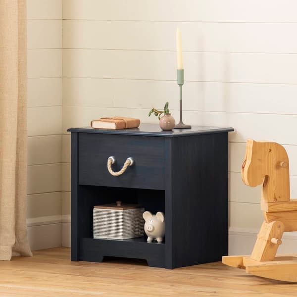 South Shore Navali Blueberry Nautical Drawer Nightstand