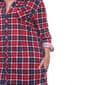 Plus Size White Mark Piper Stretchy Plaid Tunic Shirtdress - image 3