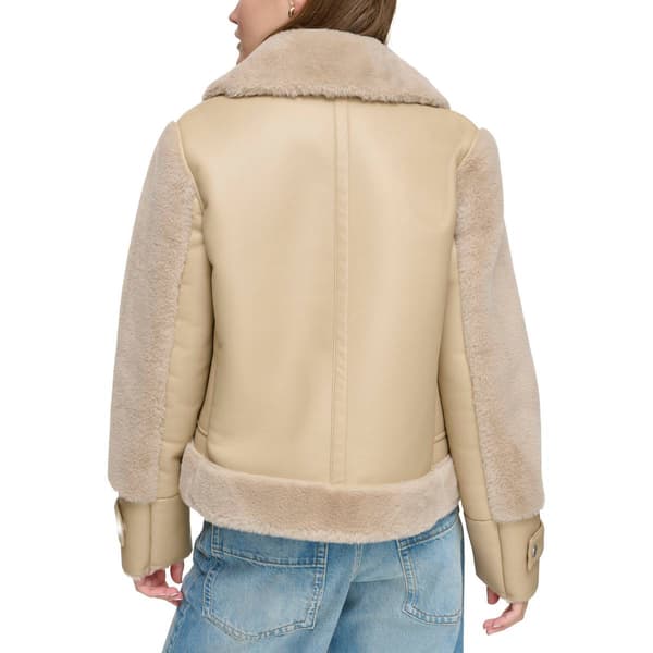 Womens Marc New York Faux Shearling Jacket