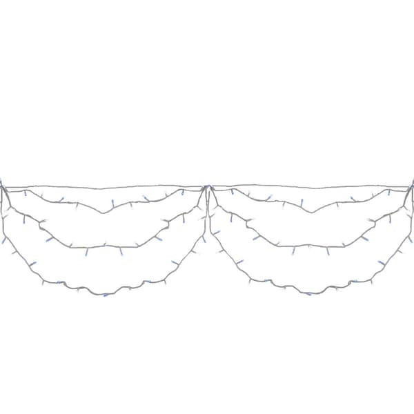 Brite Star 150ct. Blue and White Christmas Lights - 7.5ft. Wire