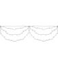 Brite Star 150ct. Blue and White Christmas Lights - 7.5ft. Wire - image 1