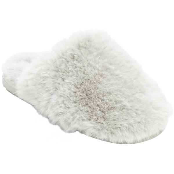 Womens Easy Spirit Faux Fur Plush Clog Slippers - image 