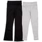 Girls (7-16) No Comment 2pk. Solid Straight & Flare Leggings - image 1
