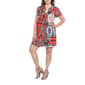 Plus Size 24/7 Comfort Apparel Square Neckline Shift Dress - image 1