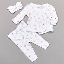 Baby Girl (NB-9M) Willow & Whimsy(R) 3pc. Tulip Take Me Home Set