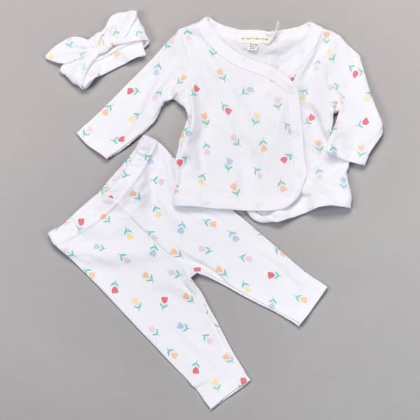 Baby Girl (NB-9M) Willow & Whimsy(R) 3pc. Tulip Take Me Home Set - image 