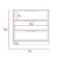 FM FURNITURE Washington 3 Drawer Dresser - image 4