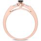 Diamond Classics&#8482; 10kt. Rose Gold 1/4ct. Diamond Engagement Ring - image 3