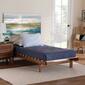 Baxton Studio Bolivia Walnut Brown Wood Expandable Bed Frame - image 6
