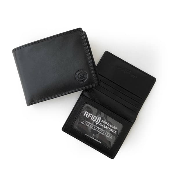 Mens Club Rochelier Slimfold Wallet with Removable Flap