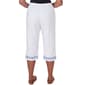 Petite Alfred Dunner Summer Breeze Border Cuff Embroidered Capris - image 4
