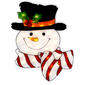 Sienna 35 Light Glazed Window Snowman Head - image 1
