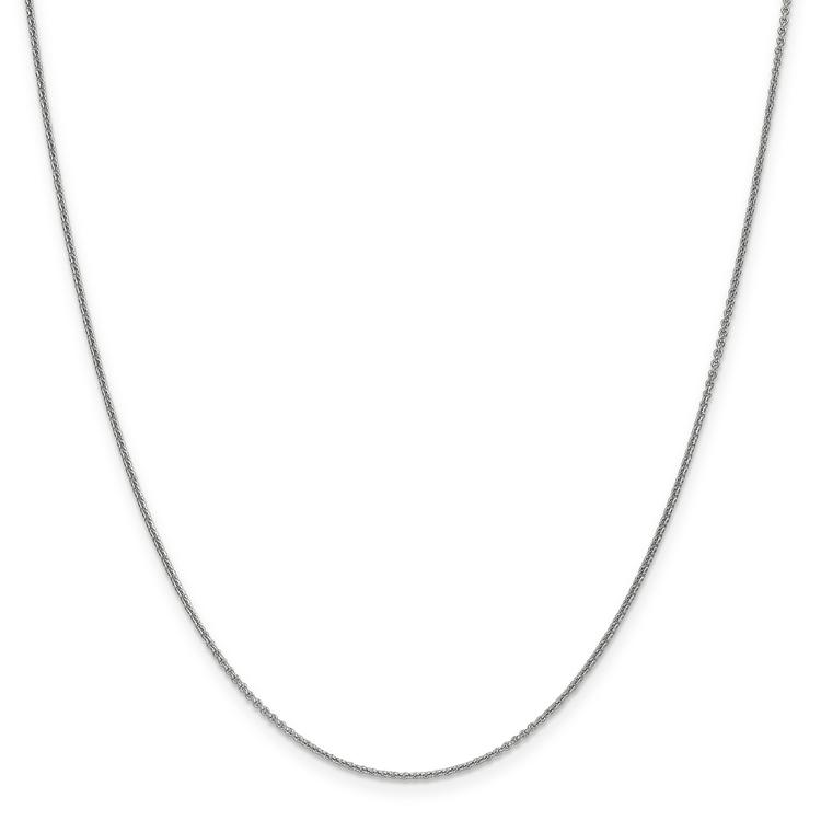 Gold Classics(tm) 10kt. White Gold 1mm 20in. Chain Necklace