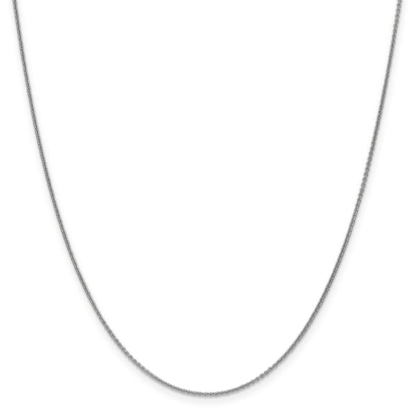 Gold Classics&#40;tm&#41; 10kt. White Gold 1mm 20in. Chain Necklace - image 