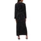 Womens MSK Long Sleeve Round Neck Sequin Gown - image 2