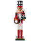 Kurt Adler 15-Inch Red, White, & Black Nutcracker w/ Gift Box - image 1