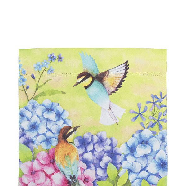 Northlight Welcome Floral Hummingbird Outdoor Garden Flag