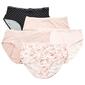 Womens Laura Ashley&#40;R&#41; 5pk. Brushed Micro Briefs LS3208-5PKN - image 1