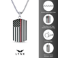 Mens Lynx Stainless Steel Dog Tag Pendant Necklace - image 6