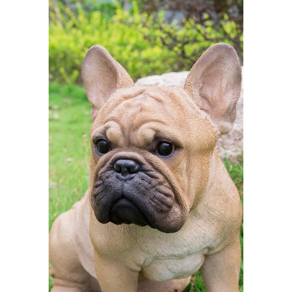 Hi-Line Gift Squatting French Bulldog Garden Statue