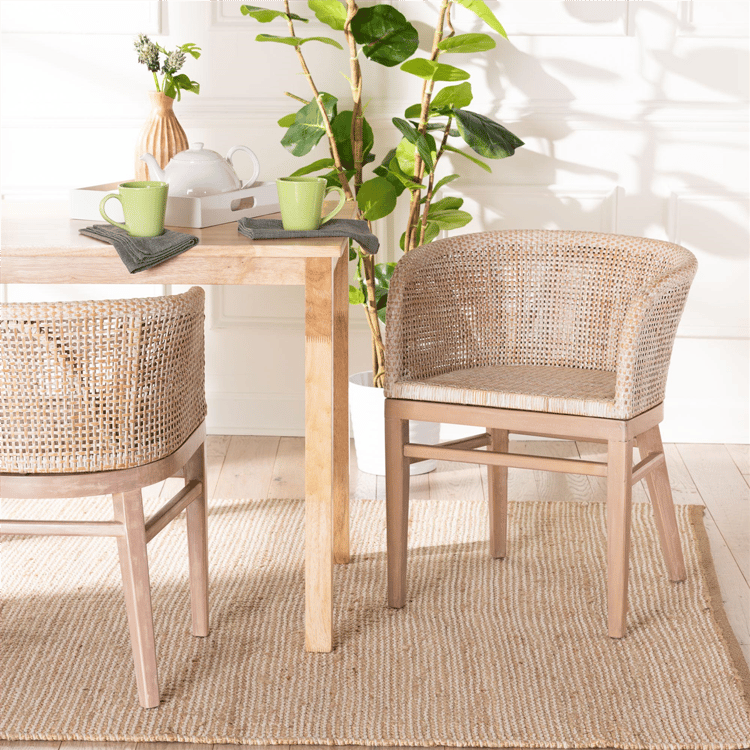 bali & pari Papua Modern Bohemian Dining Chair